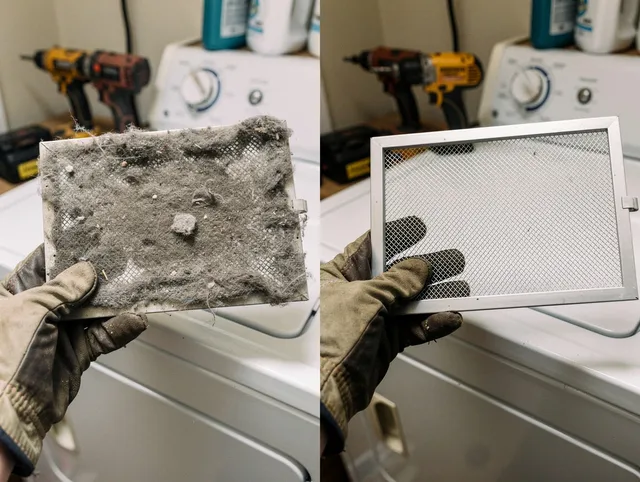 Professional lint trap cleaning by Glendale Dryer Vent Cleaning in Glendale
