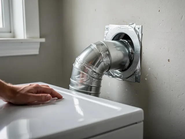 Glendale Dryer Vent Cleaning expert performing professional dryer vent repair and installation in Glendale